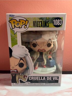 Funko Pop! Cruella de Vil Vinyl Figure - White, Black, Red, Blue